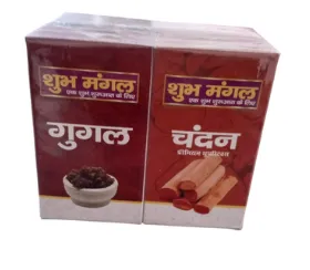 Shubh Mangal Premium Dry Dhoop Sticks Box - 120 Sticks, 12x10x5 Cm | Multiple Scents, Long-lasting Aroma, Attractive Packaging, Bulk Quantity (1 Carton)